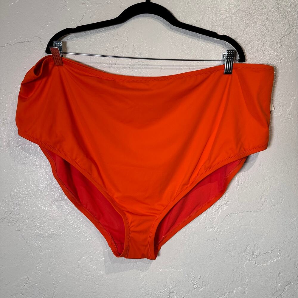 NWT Bikini Bottoms Size 5X Orange UPF 50+